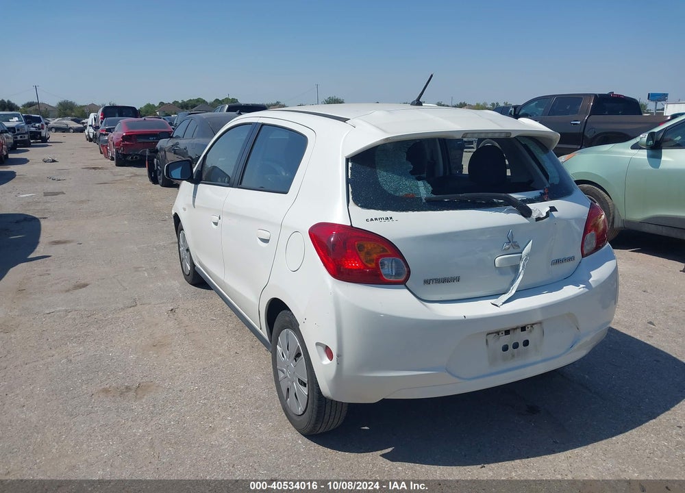 2015 MITSUBISHI MIRAGE DE/RF VIN: ML32A3HJ6FH039483