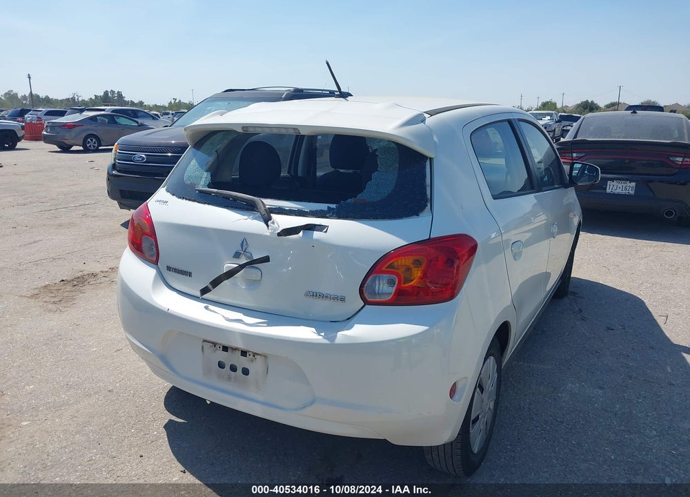 2015 MITSUBISHI MIRAGE DE/RF VIN: ML32A3HJ6FH039483