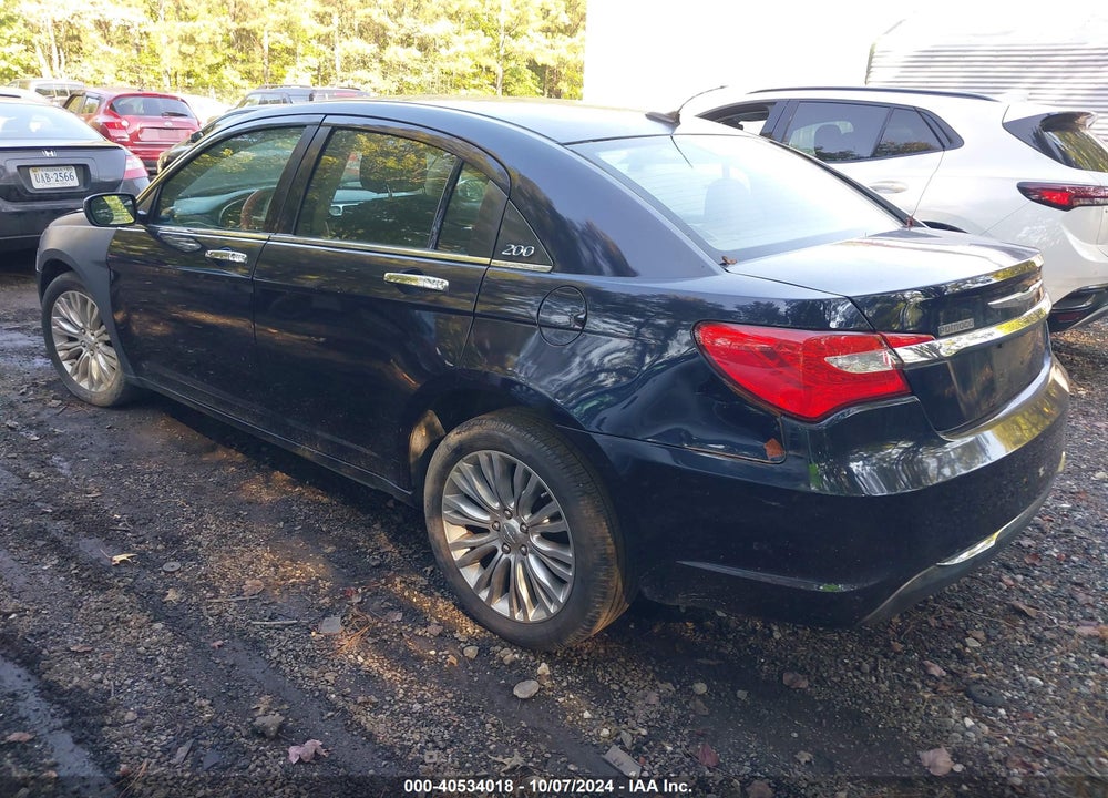 2012 CHRYSLER 200 LIMITED VIN: 1C3CCBCG4CN242195