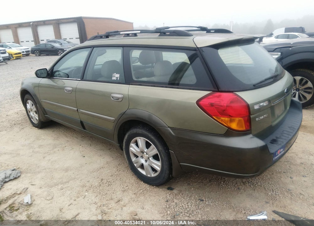 2005 SUBARU OUTBACK 2.5I LIMITED VIN: 4S4BP62C957355371