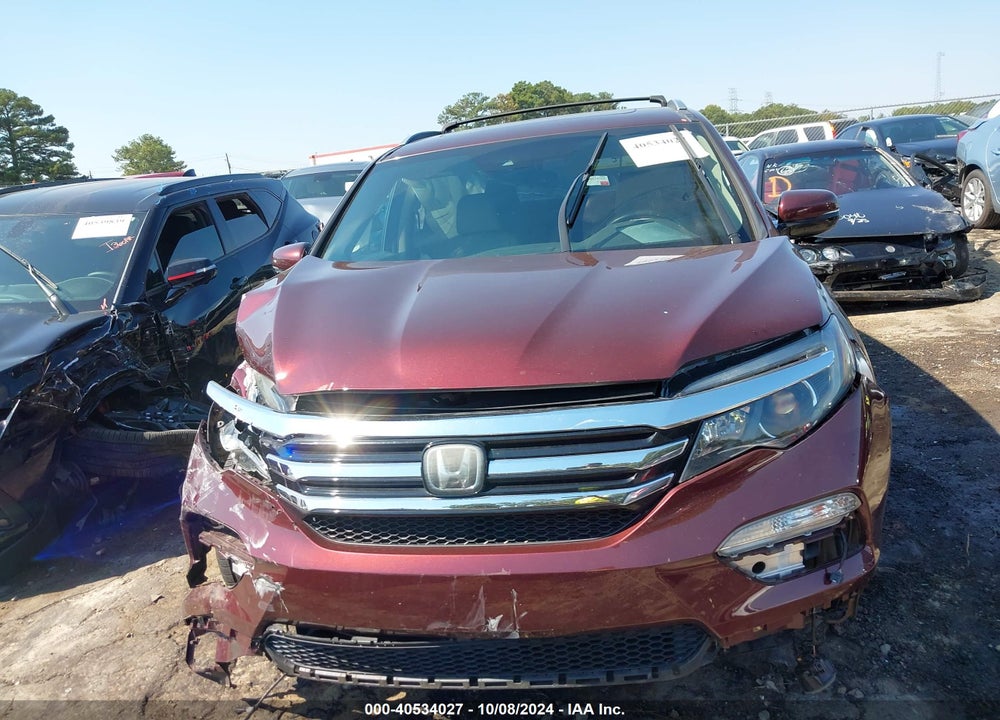 2018 HONDA PILOT TOURING VIN: 5FNYF6H9XJB047885