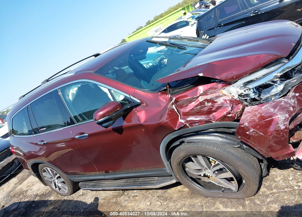 2018 HONDA PILOT TOURING VIN: 5FNYF6H9XJB047885