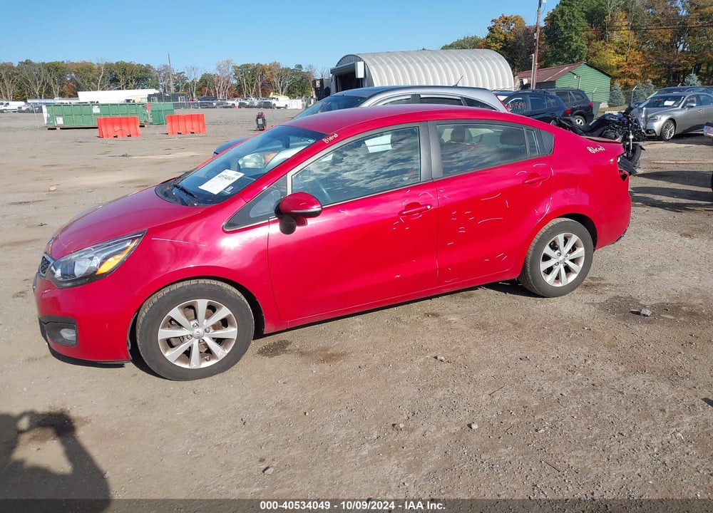 2013 KIA RIO EX VIN: KNADN4A38D6224958