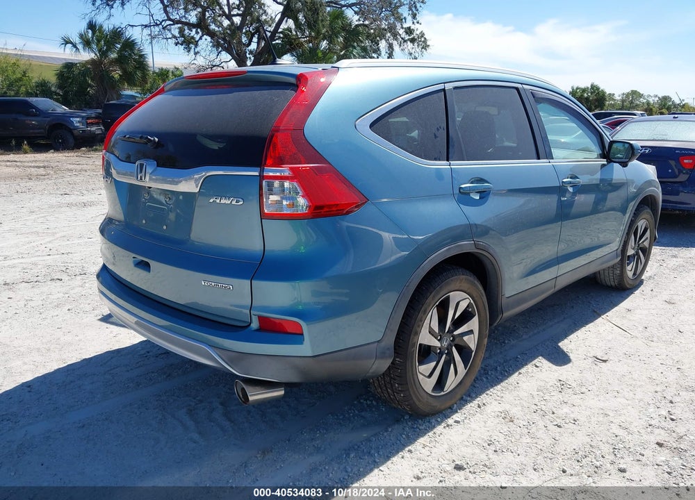 2016 HONDA CR-V TOURING VIN: 5J6RM4H9XGL060456
