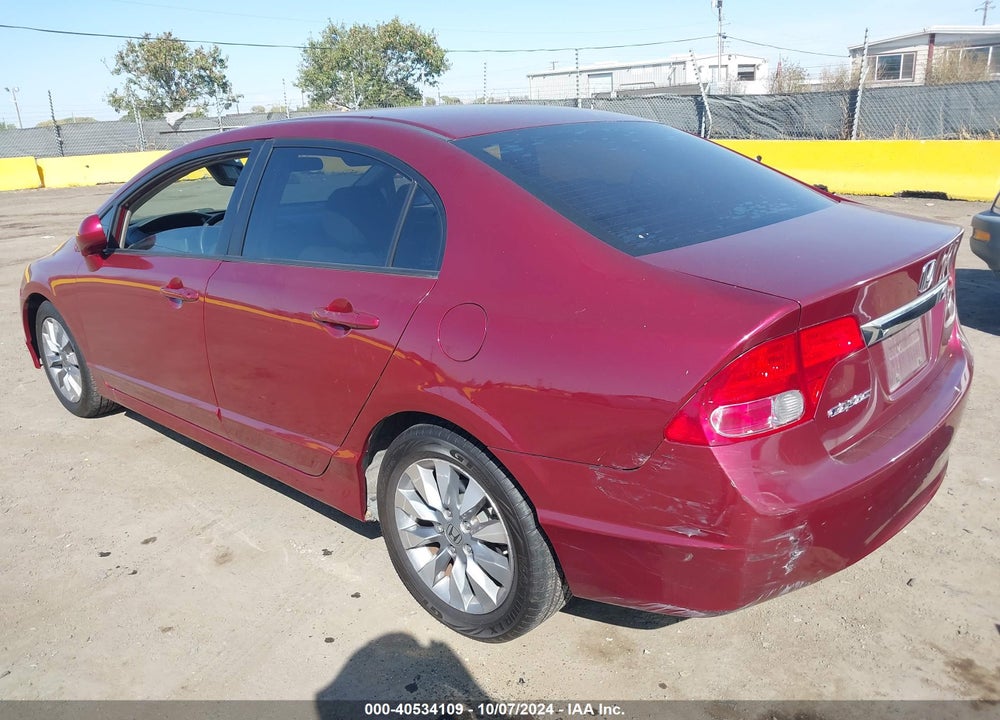 2009 HONDA CIVIC EX-L VIN: 19XFA16939E031833