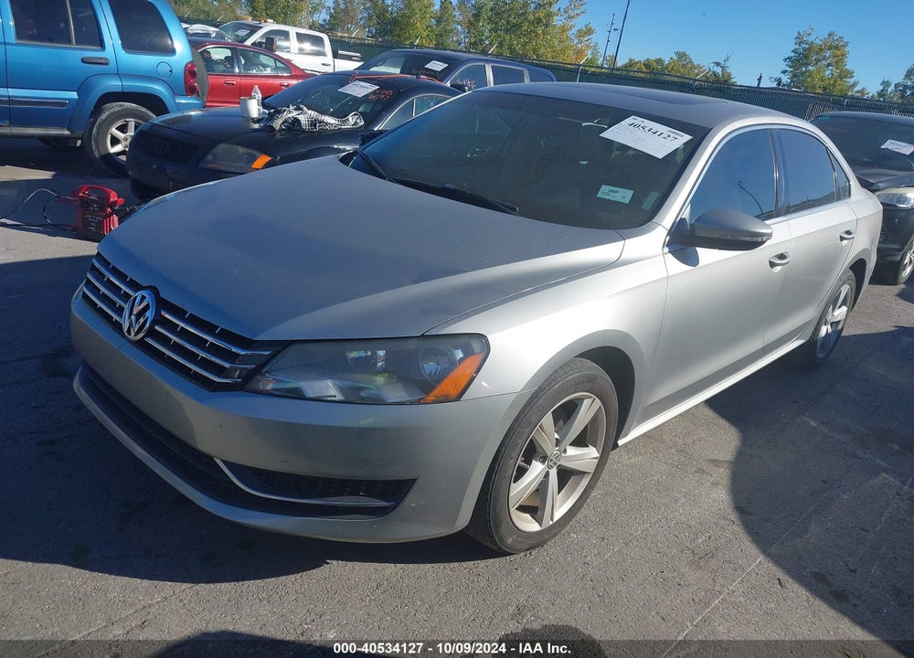 2012 VOLKSWAGEN PASSAT 2.0L TDI SE VIN: 1VWBN7A30CC072960