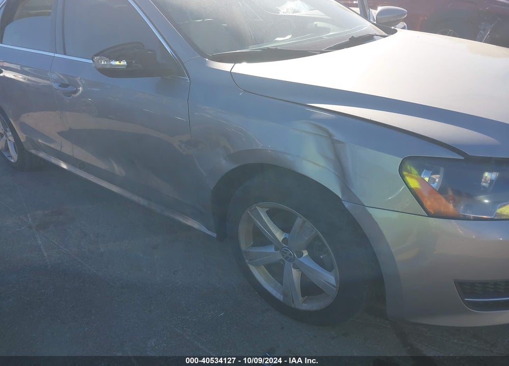 2012 VOLKSWAGEN PASSAT 2.0L TDI SE VIN: 1VWBN7A30CC072960