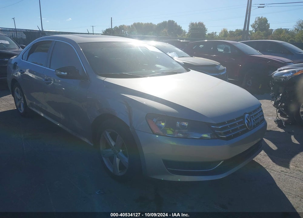 2012 VOLKSWAGEN PASSAT 2.0L TDI SE VIN: 1VWBN7A30CC072960