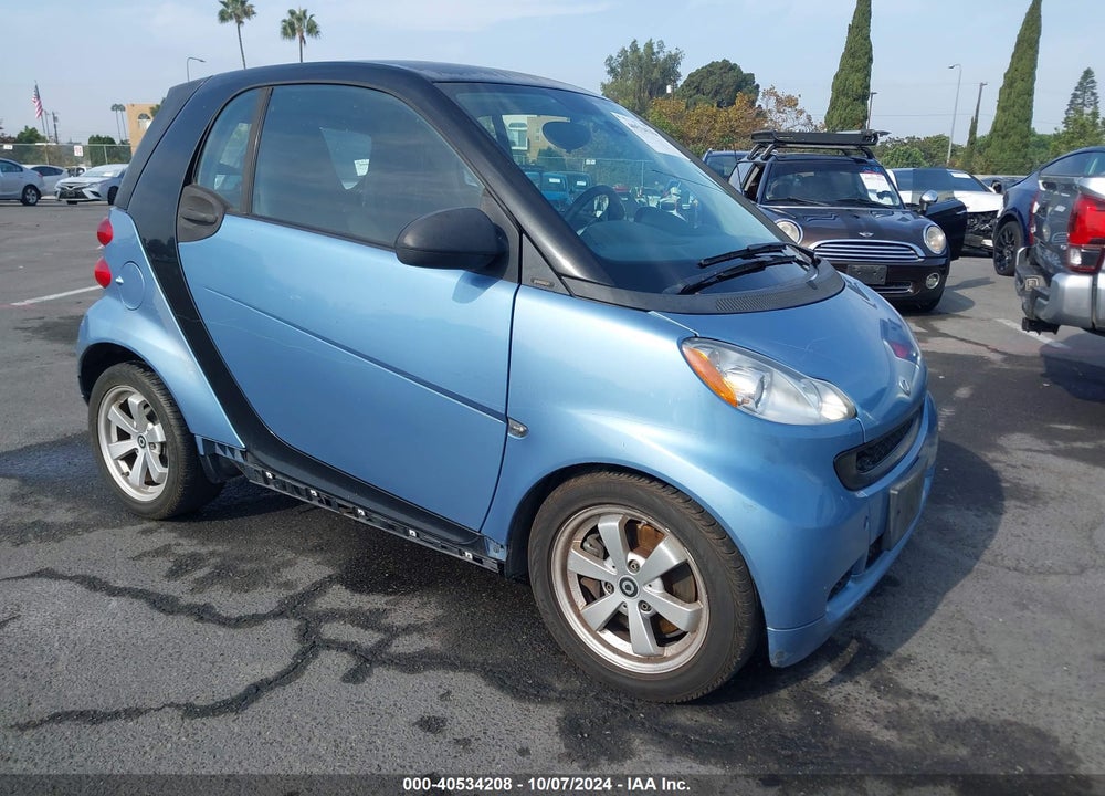 2012 SMART FORTWO PASSION/PURE VIN: WMEEJ3BA2CK535433