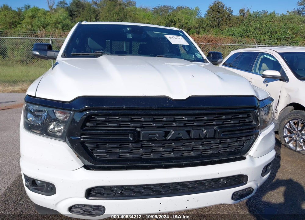 2022 RAM 1500 BIG HORN 4X2 5'7 BOX VIN: 1C6RREFT7NN431321