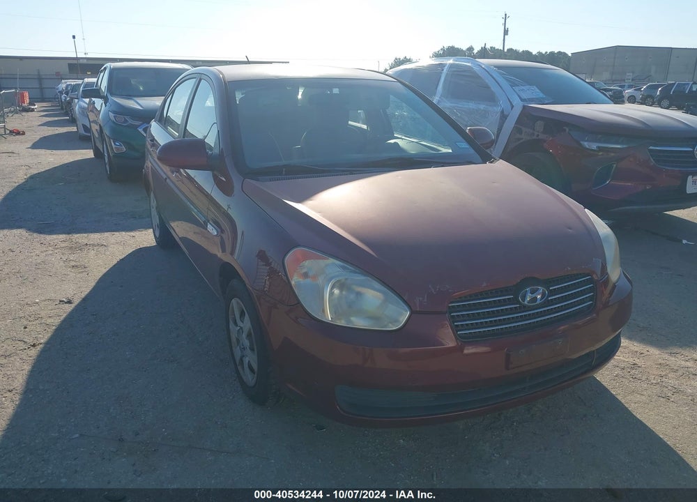 2007 HYUNDAI ACCENT GLS VIN: KMHCN46C77U106032