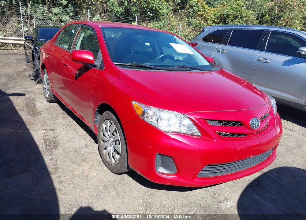 2012 TOYOTA COROLLA LE VIN: 2T1BU4EE4CC781804