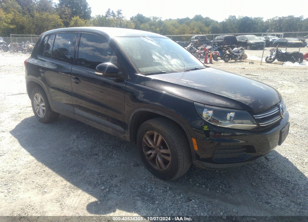 2013 VOLKSWAGEN TIGUAN S VIN: WVGAV3AX1DW566220