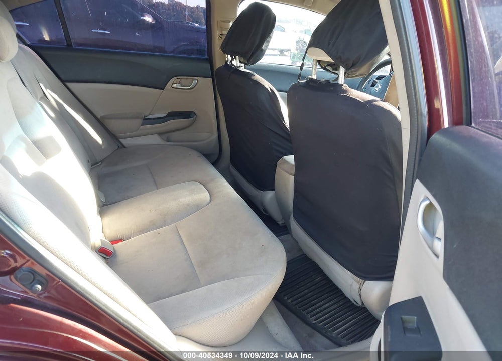 2012 HONDA CIVIC LX VIN: 19XFB2F50CE384070