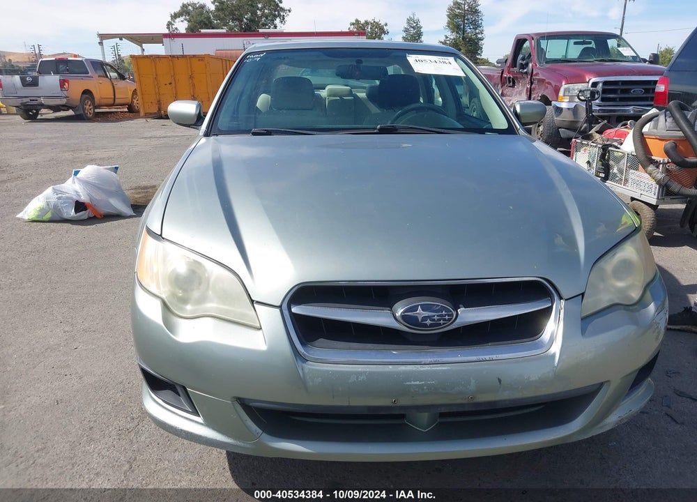 2009 SUBARU LEGACY 2.5I VIN: 4S3BL616797213800