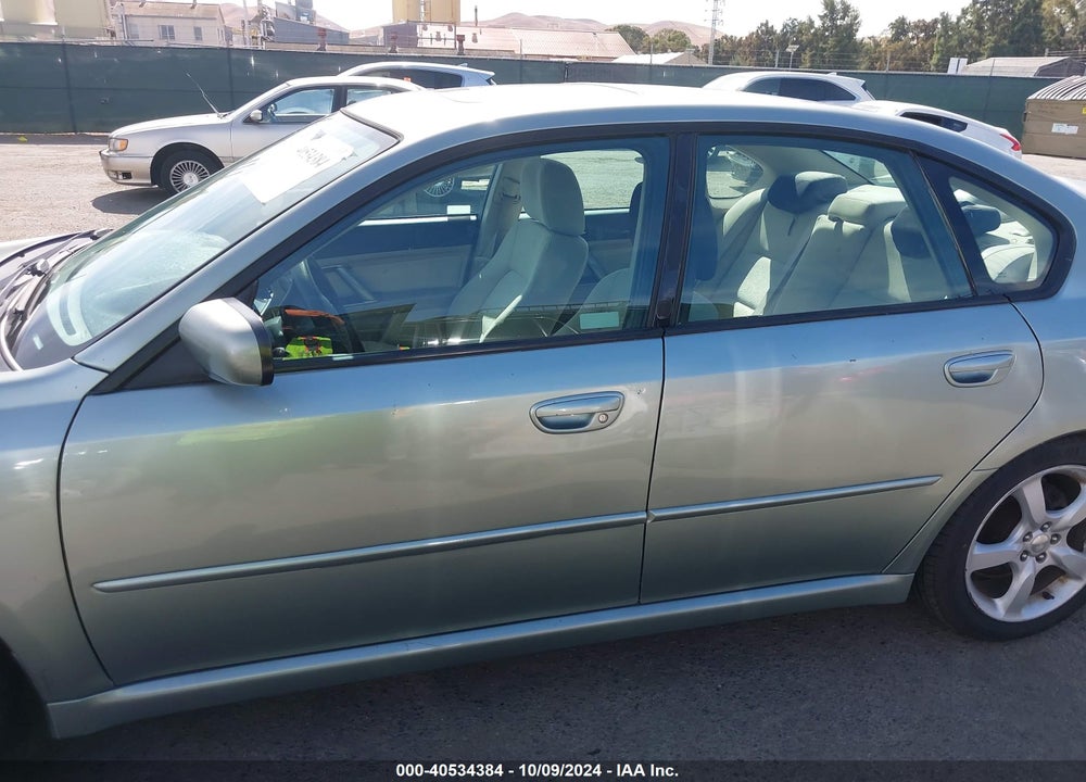 2009 SUBARU LEGACY 2.5I VIN: 4S3BL616797213800
