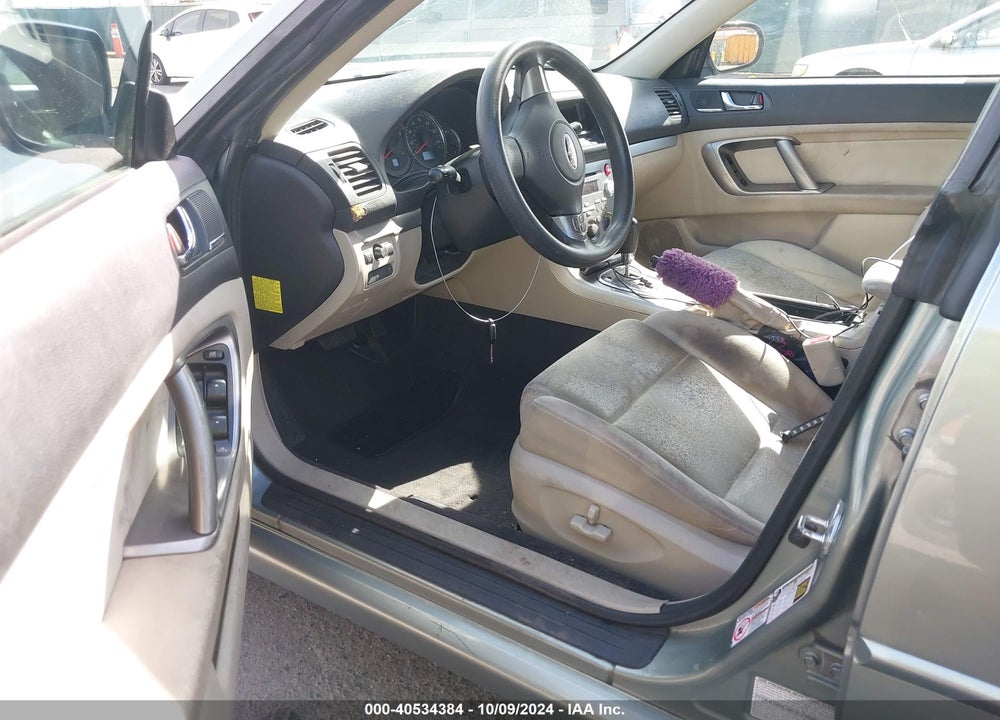 2009 SUBARU LEGACY 2.5I VIN: 4S3BL616797213800