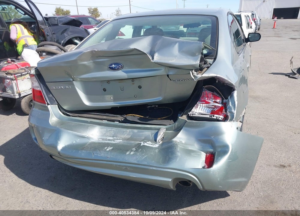 2009 SUBARU LEGACY 2.5I VIN: 4S3BL616797213800