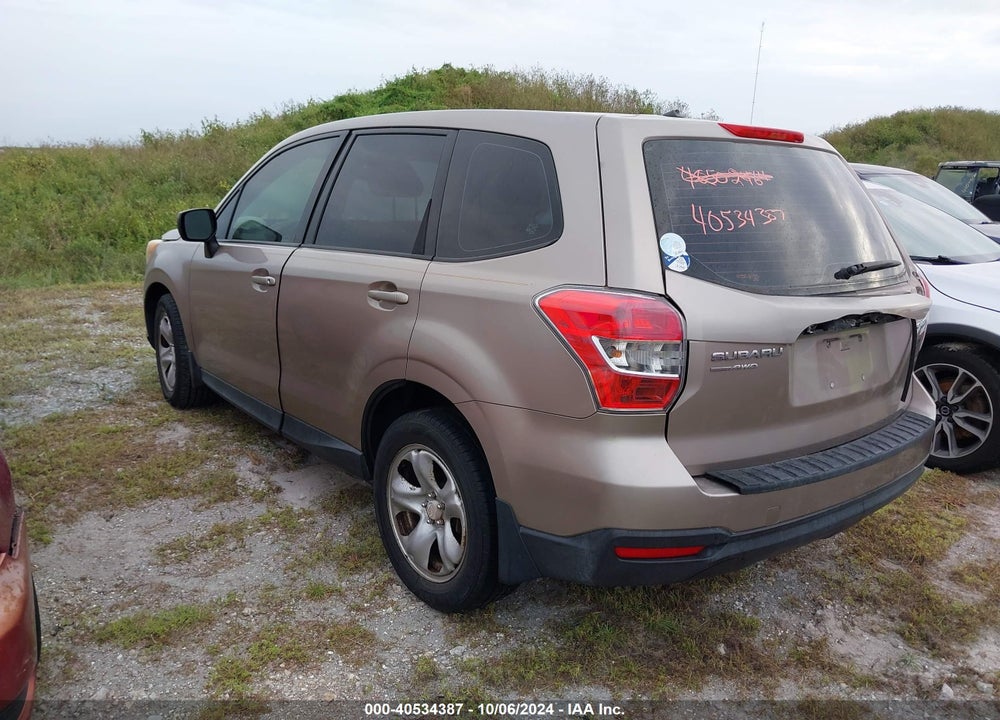 2014 FORESTER SUBARU  2.5I VIN: JF2SJAAC1EH488700