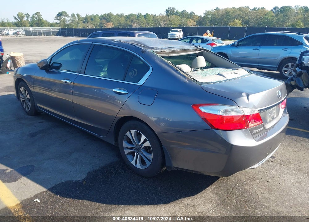 2013 HONDA ACCORD LX VIN: 1HGCR2F3XDA101564