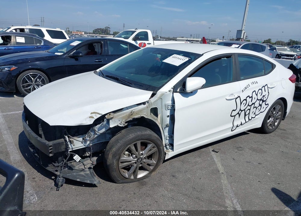 2018 HYUNDAI ELANTRA SEL VIN: 5NPD84LF1JH278279