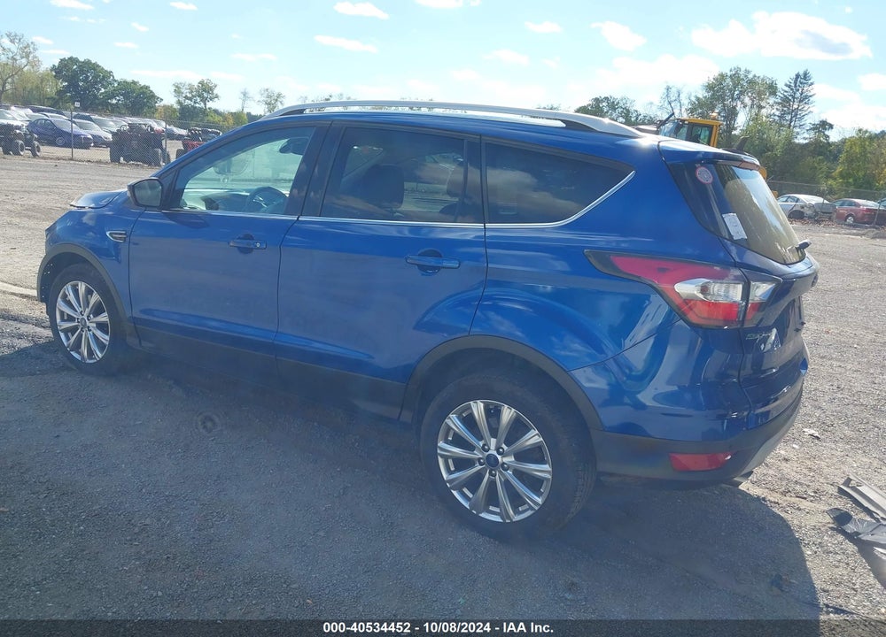 2017 FORD ESCAPE TITANIUM VIN: 1FMCU9J97HUA37291