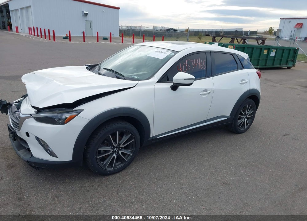 2016 MAZDA CX-3 GRAND TOURING VIN: JM1DKBD75G0110115
