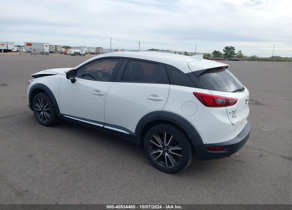 2016 MAZDA CX-3 GRAND TOURING VIN: JM1DKBD75G0110115