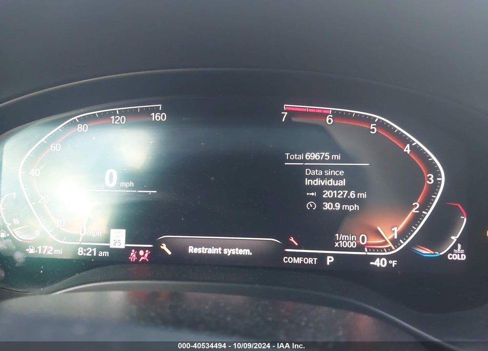 2020 BMW X4 XDRIVE30I VIN: 5UX2V1C09L9C59213