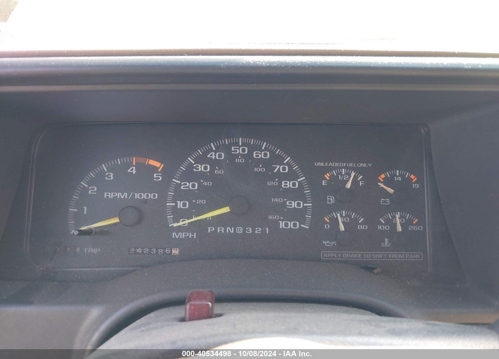 1995 CHEVROLET GMT-400 K1500 VIN: 1GCEK19K3SE264510