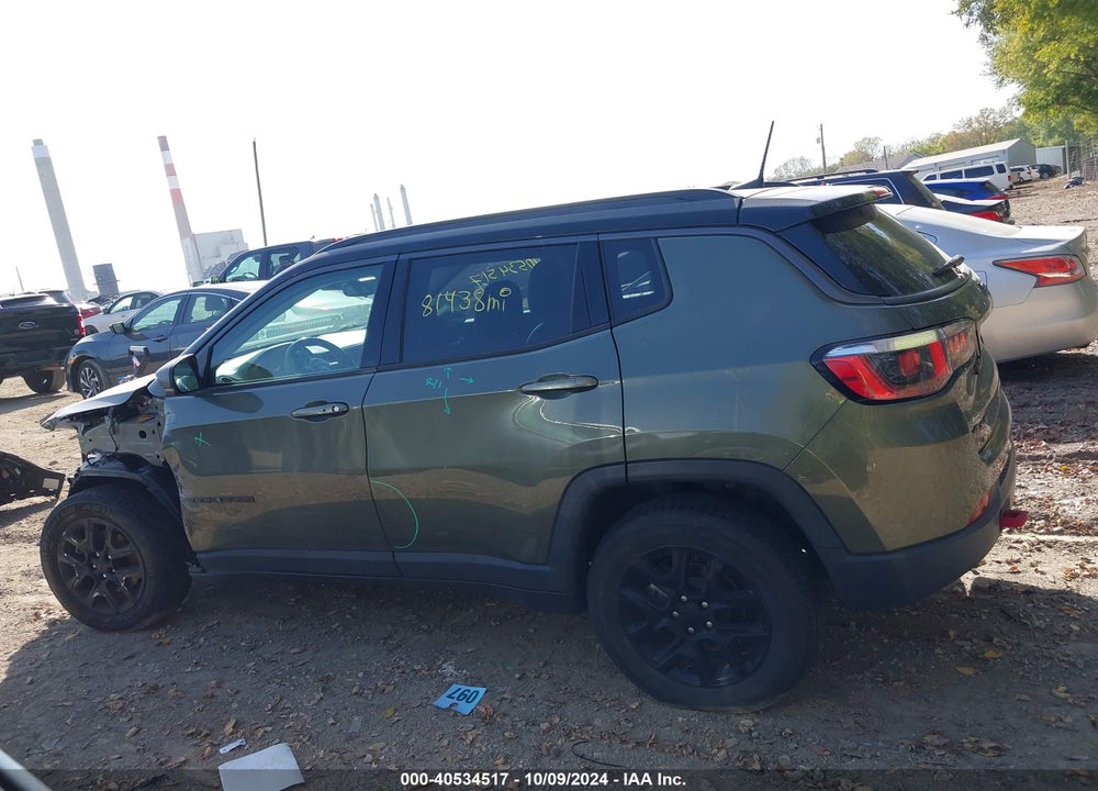 2018 JEEP COMPASS TRAILHAWK 4X4 VIN: 3C4NJDDB1JT198808