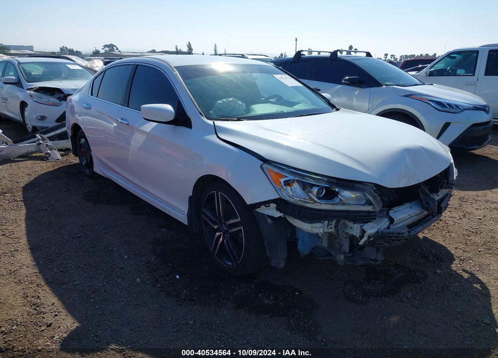 2017 HONDA ACCORD SPORT VIN: 1HGCR2F52HA081978