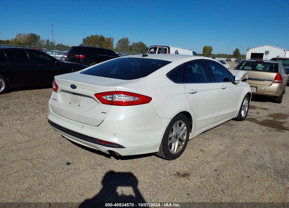 2016 FORD FUSION SE VIN: 1FA6P0H76G5128785