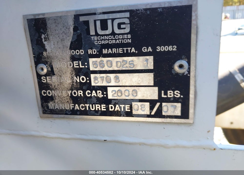 2008 EQUIPMENT BELTLOADER VIN: 00000000000008703