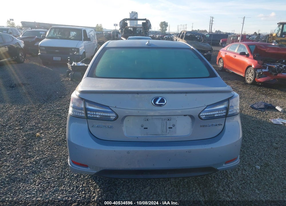 2010 LEXUS HS VIN: JTHBB1BA1A2026819