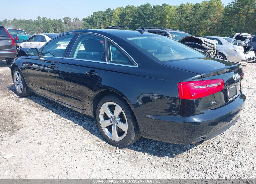 2012 AUDI A6 3.0 PREMIUM VIN: WAUBGAFC8CN019105