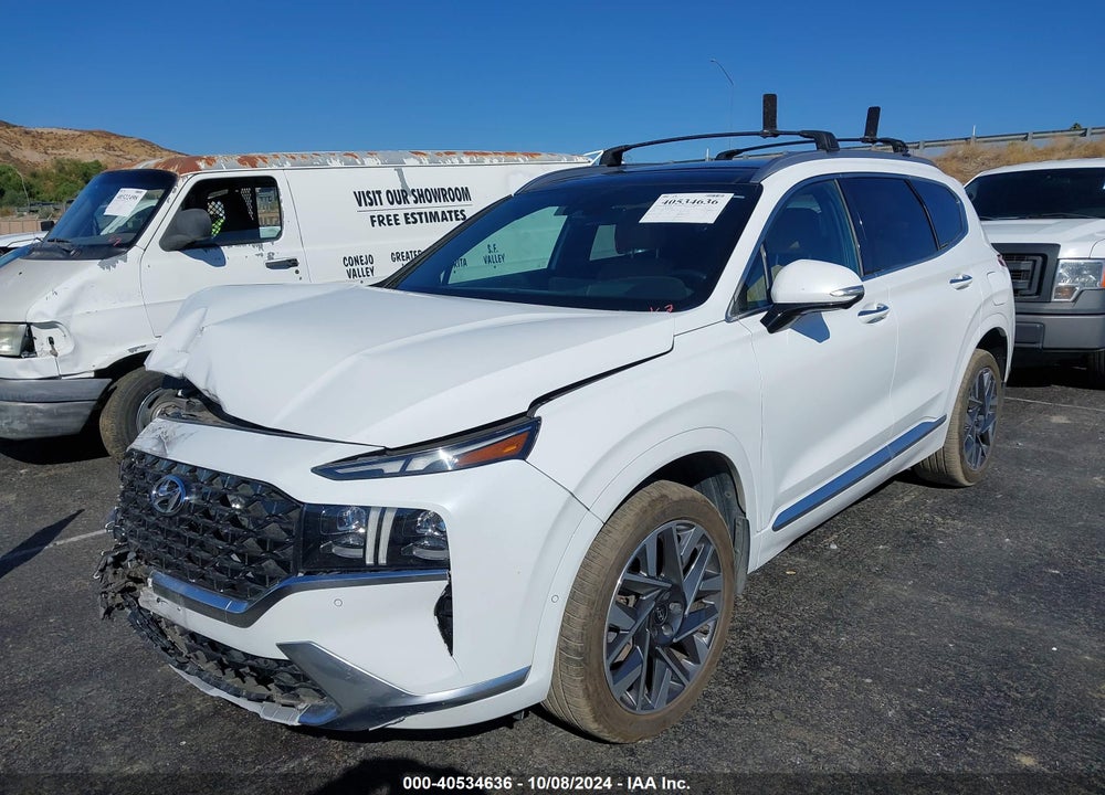 2021 HYUNDAI SANTA FE CALLIGRAPHY VIN: 5NMS5DALXMH371330