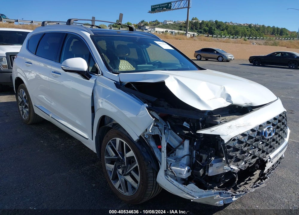 2021 HYUNDAI SANTA FE CALLIGRAPHY VIN: 5NMS5DALXMH371330
