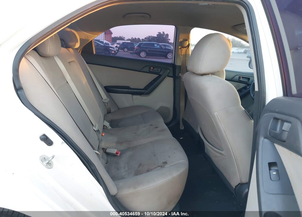 2010 KIA FORTE VIN: KNAFU4A21A5848489