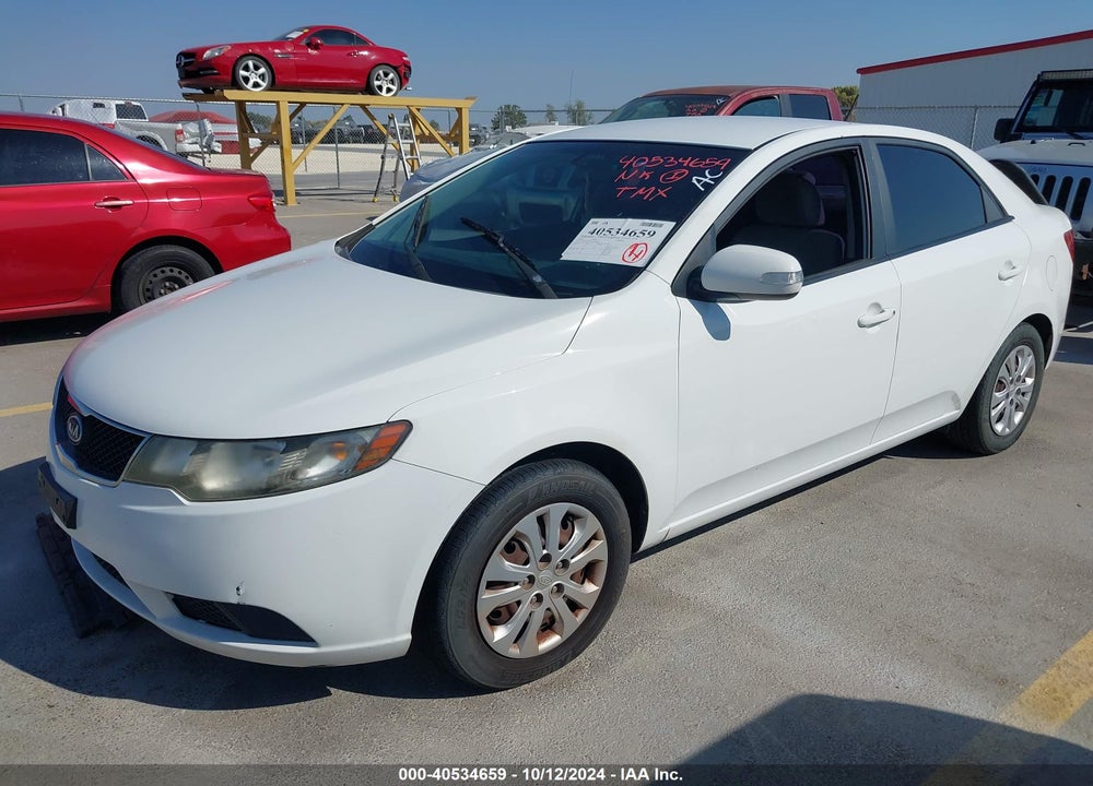 2010 KIA FORTE VIN: KNAFU4A21A5848489