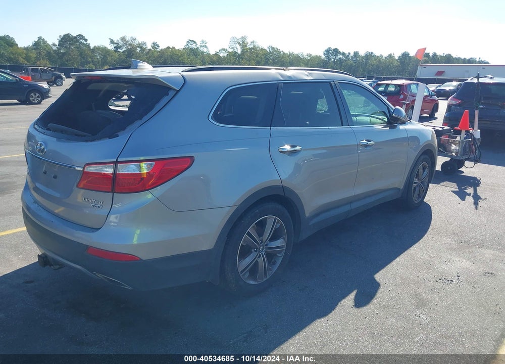 2014 HYUNDAI SANTA FE LIMITED VIN: KM8SRDHF8EU062322
