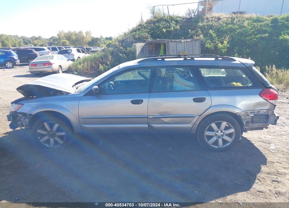 2008 SUBARU OUTBACK 2.5I/2.5I L.L. BEAN EDITION VIN: 4S4BP61C087364367