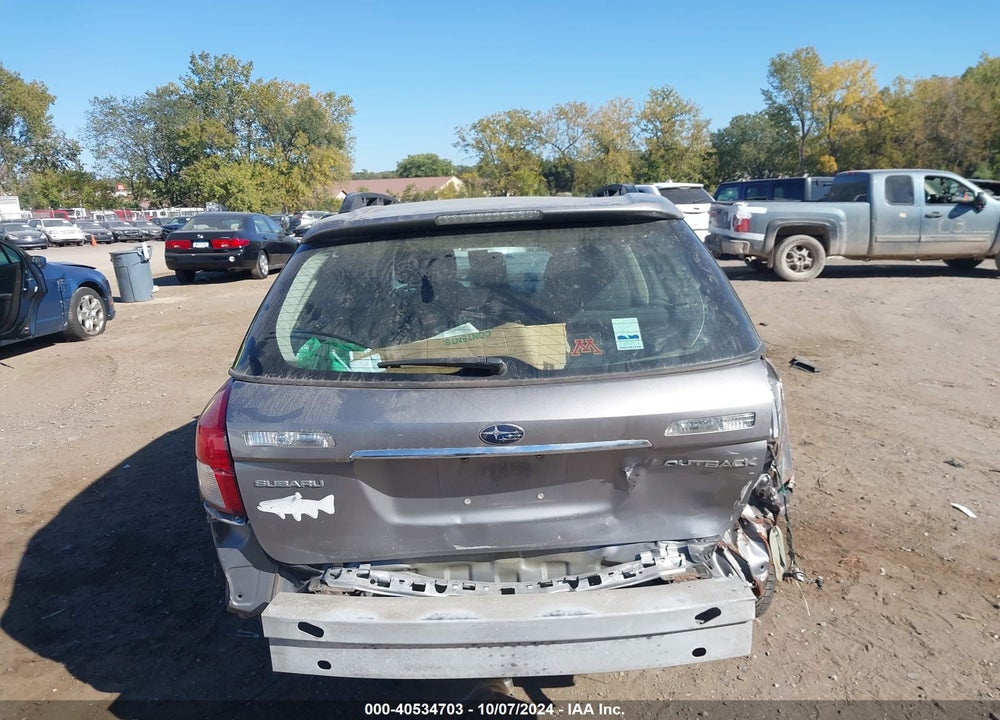 2008 SUBARU OUTBACK 2.5I/2.5I L.L. BEAN EDITION VIN: 4S4BP61C087364367