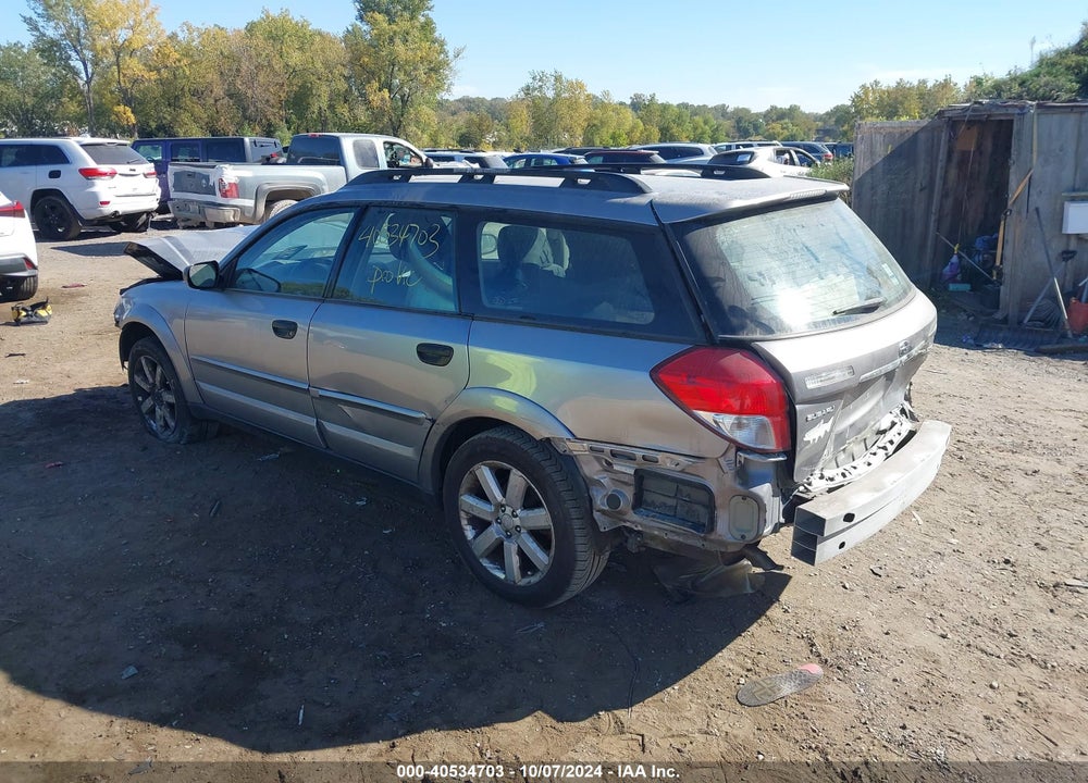 2008 SUBARU OUTBACK 2.5I/2.5I L.L. BEAN EDITION VIN: 4S4BP61C087364367
