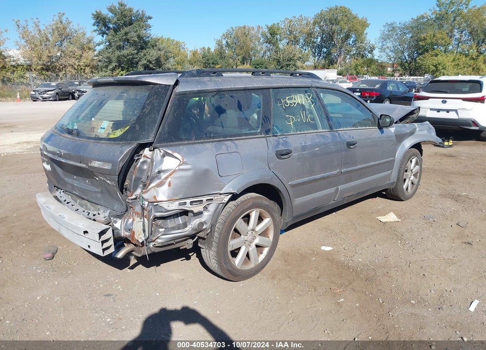 2008 SUBARU OUTBACK 2.5I/2.5I L.L. BEAN EDITION VIN: 4S4BP61C087364367