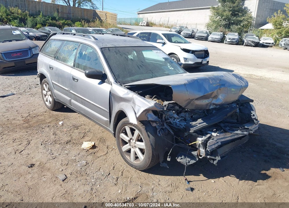 2008 SUBARU OUTBACK 2.5I/2.5I L.L. BEAN EDITION VIN: 4S4BP61C087364367