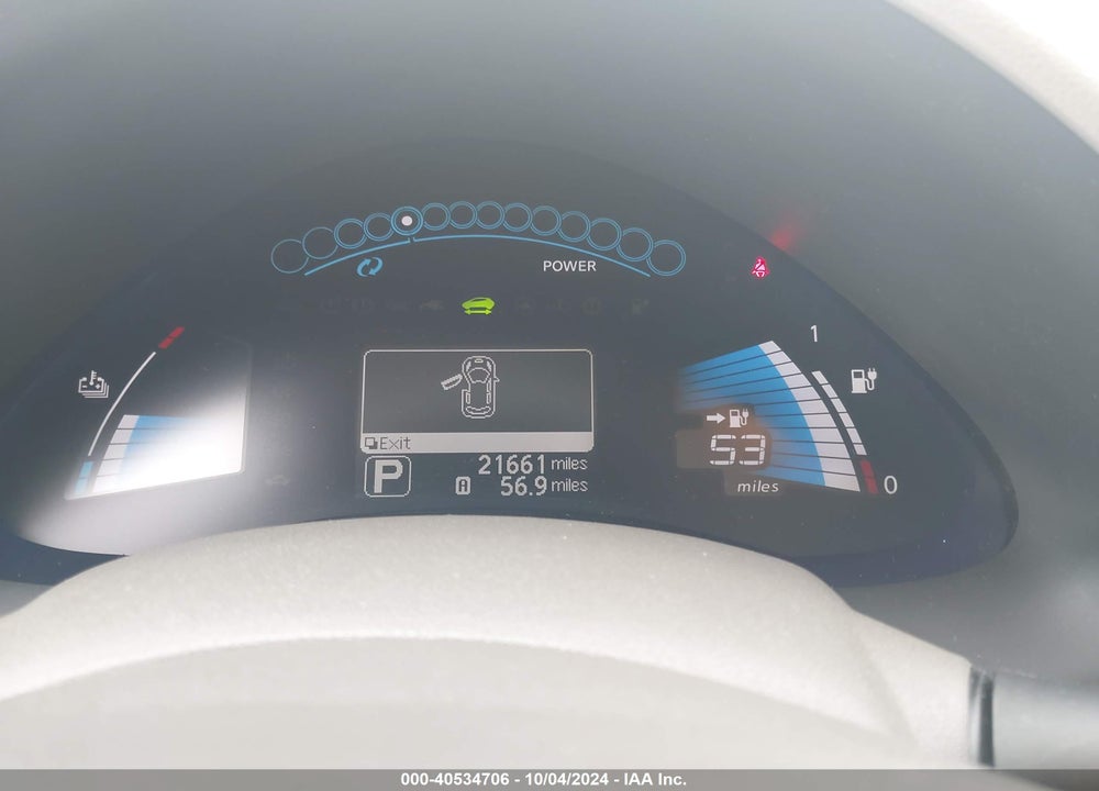 2012 NISSAN LEAF SV VIN: JN1AZ0CPXCT019521