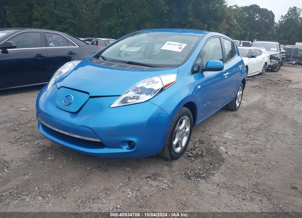 2012 NISSAN LEAF SV VIN: JN1AZ0CPXCT019521