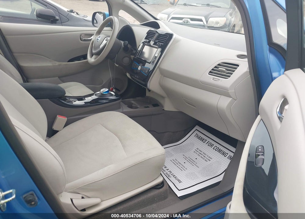 2012 NISSAN LEAF SV VIN: JN1AZ0CPXCT019521