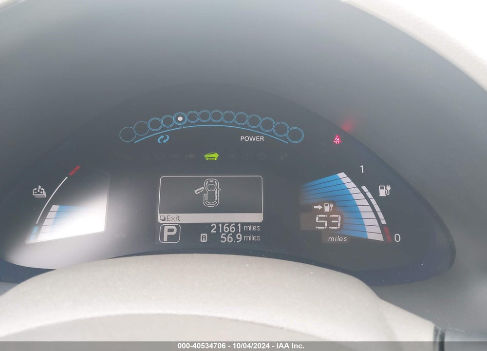 2012 NISSAN LEAF SV VIN: JN1AZ0CPXCT019521